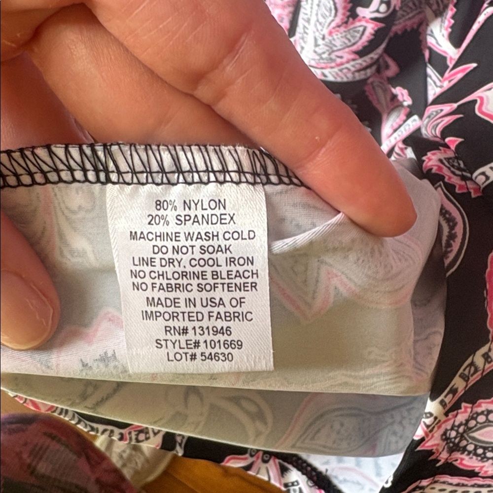 Jude Connally Maggie Midi Dress in Black & Pink Print - Picture 9 of 13